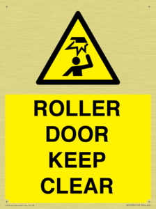 ROLLER DOOR KEEP CLEAR